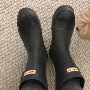 Short Hunter rain boots